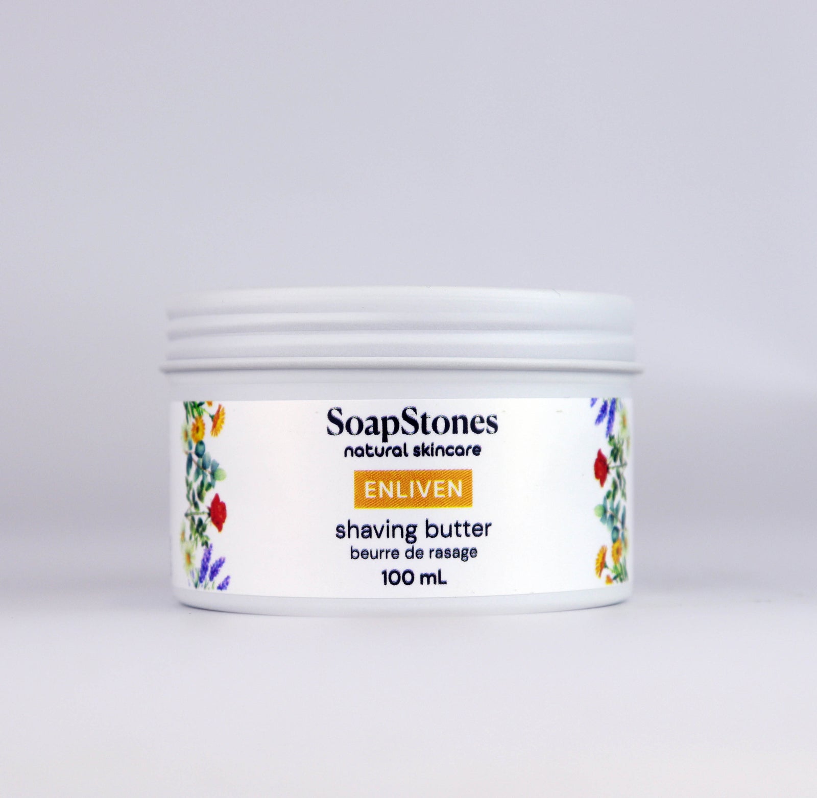 Enliven Shaving Butter, Lemongrass, Sweet Orange and Grapefruit, 100mL or 200mL