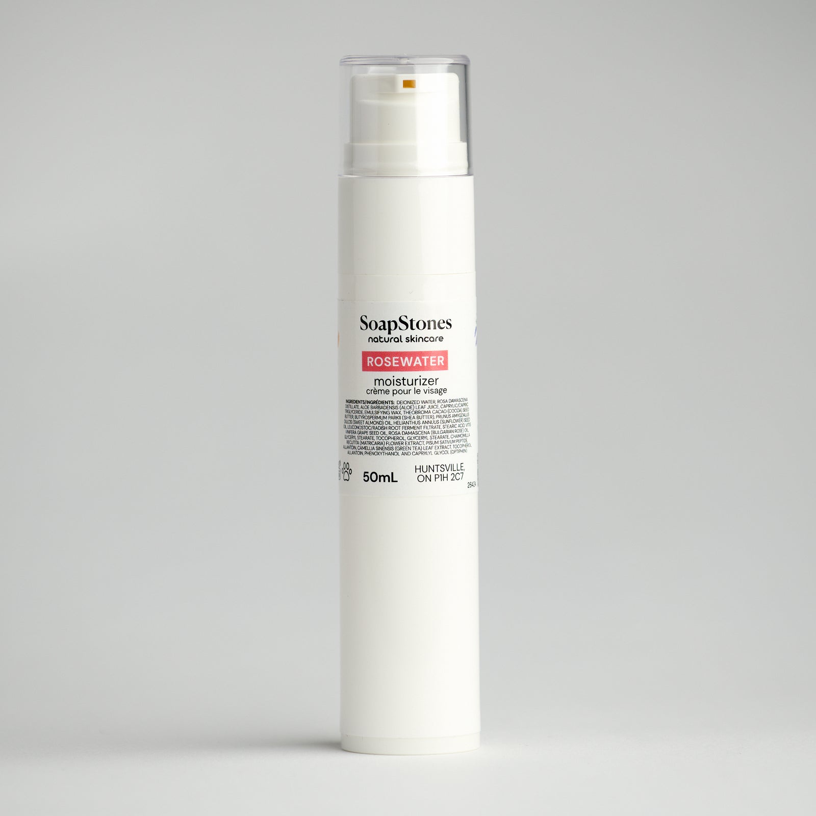 Rosewater Moisturizer - Soapstones Natural Skincare