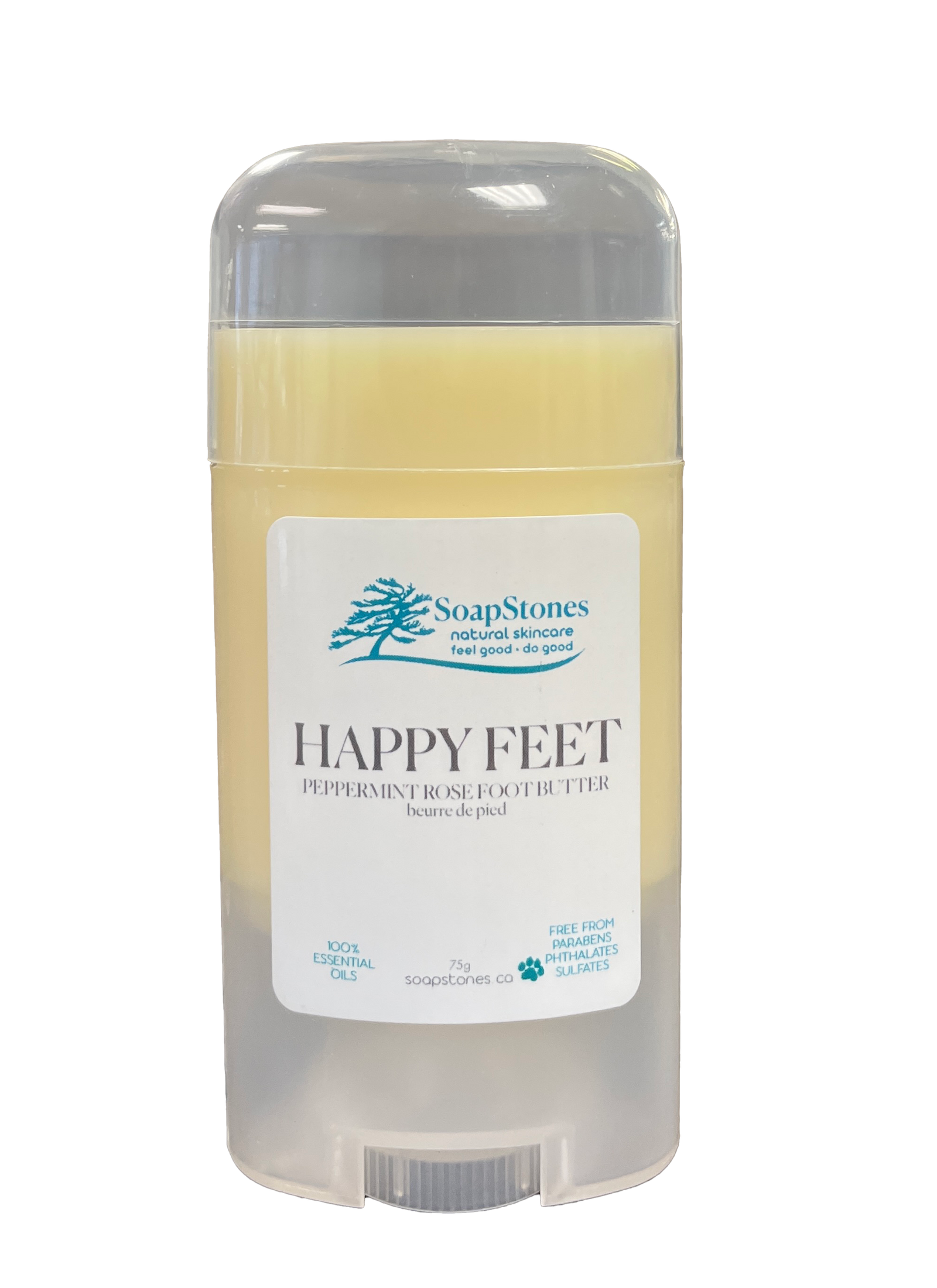 Happy Feet Peppermint Rose Foot Butter - Soapstones Natural Skincare