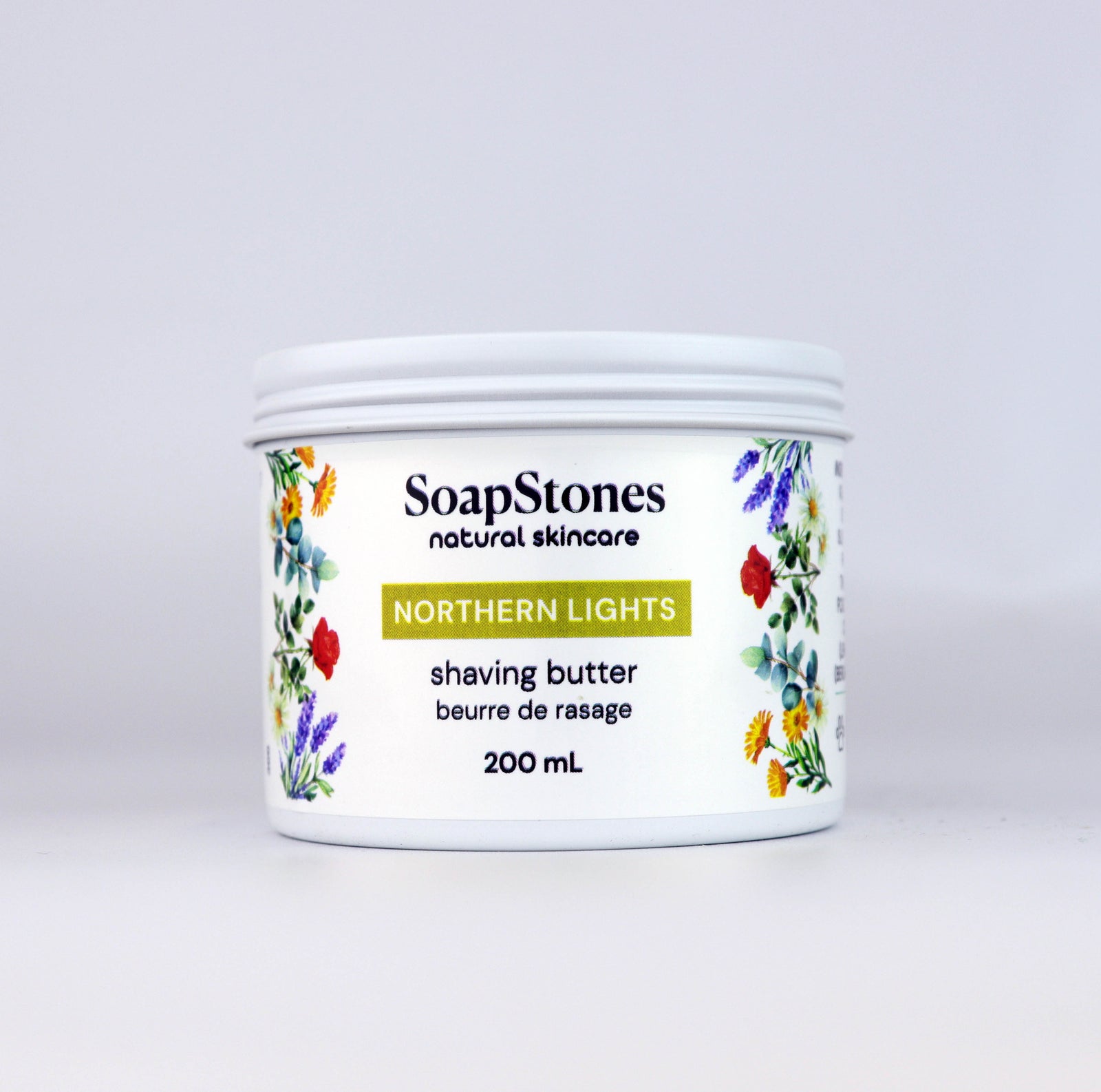 Northern Lights Shaving Butter, Patchouli, Lemongrass and Bergamot, 100mL or 200mL