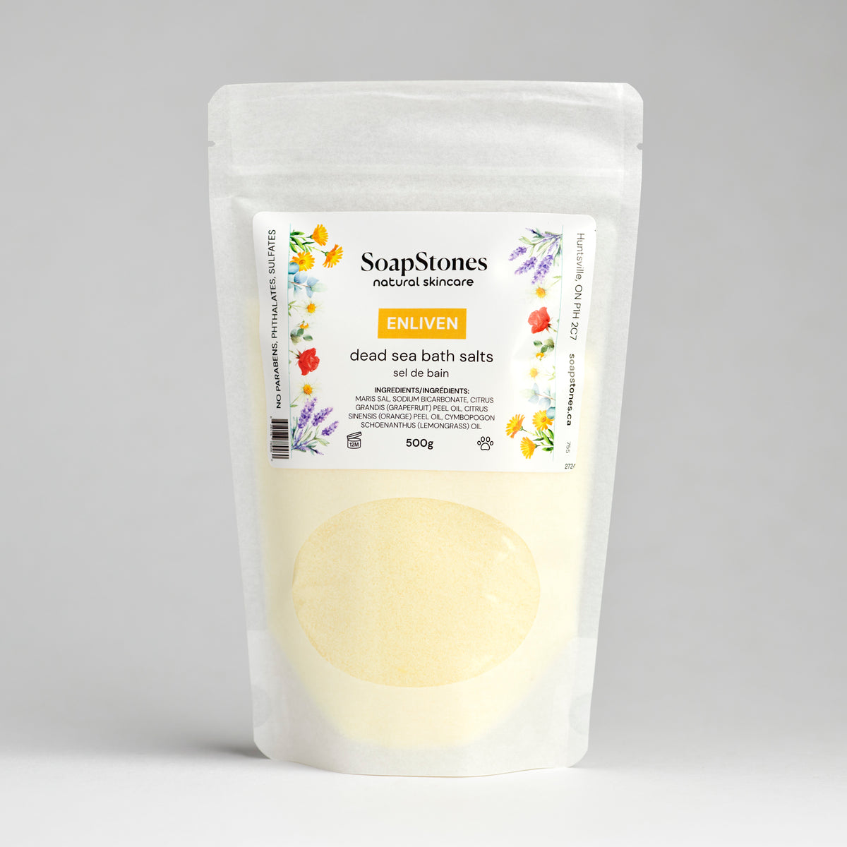 Enliven Dead Sea Bath Salt - Soapstones Natural Skincare