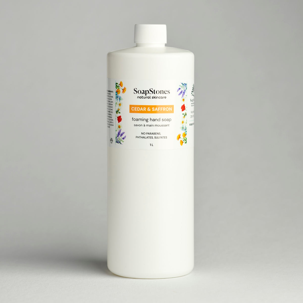 Cedar &amp; Saffron Foaming Hand Soap Refill - Soapstones Natural Skincare