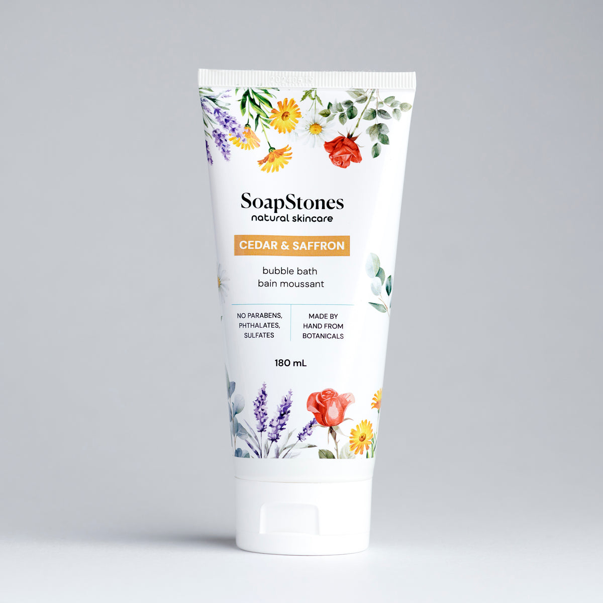 Cedar &amp; Saffron Bubble Bath - Soapstones Natural Skincare