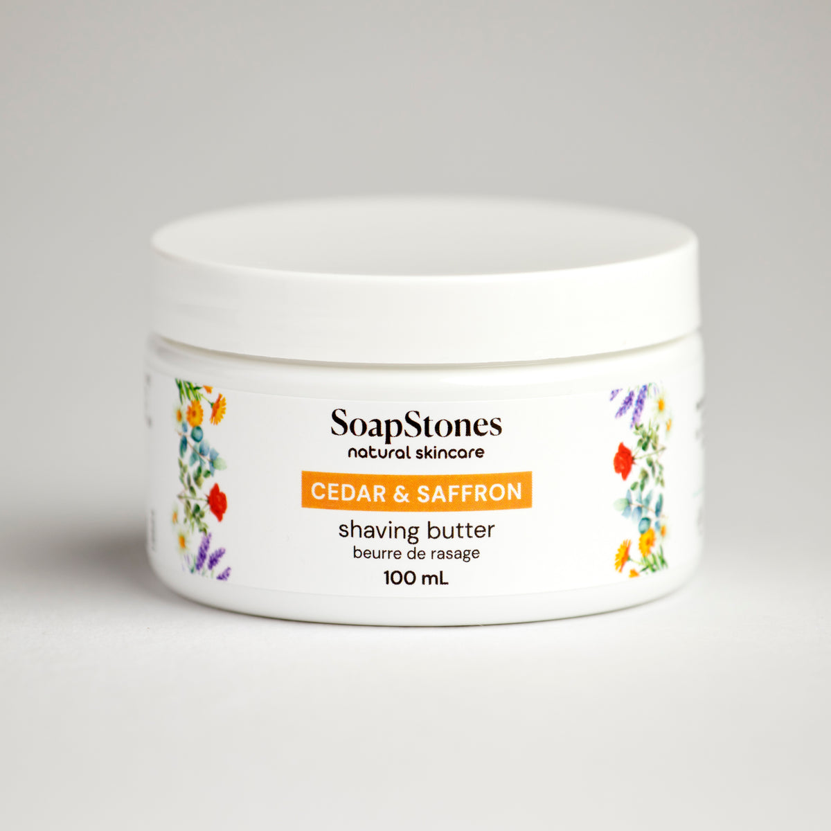 Cedar &amp; Saffron Shaving Butter - Soapstones Natural Skincare