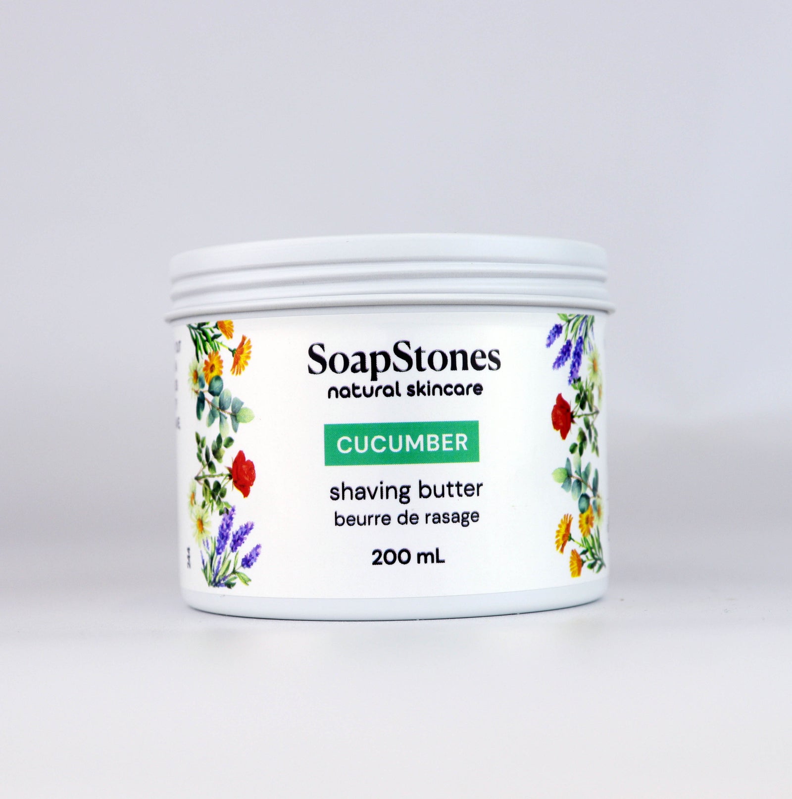 Cucumber Shaving Butter, Fresh and Cool Cucumber, 100mL or 200mL