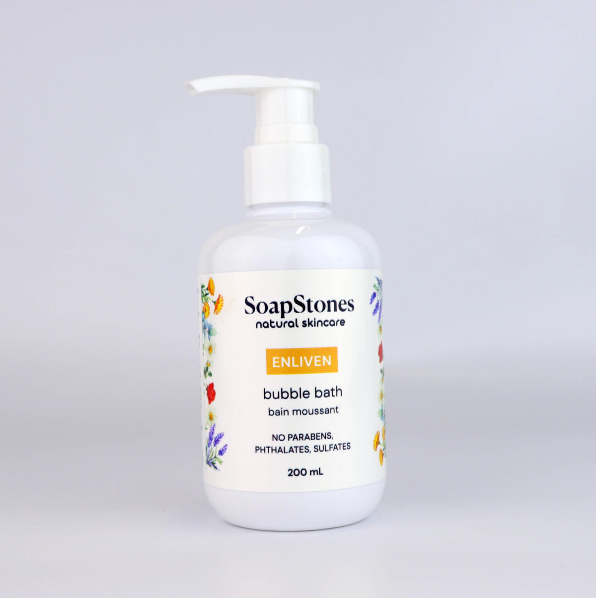 Enliven Bubble Bath, Lemongrass, Grapefruit and Sweet Orange, 200mL
