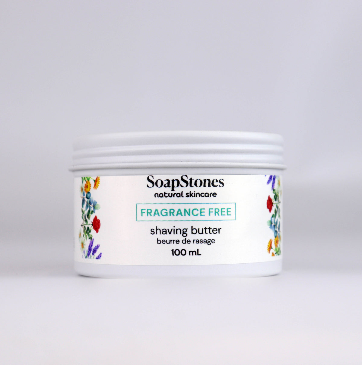 Fragrance Free Shaving Butter, Unscented, 100mL or 200mL