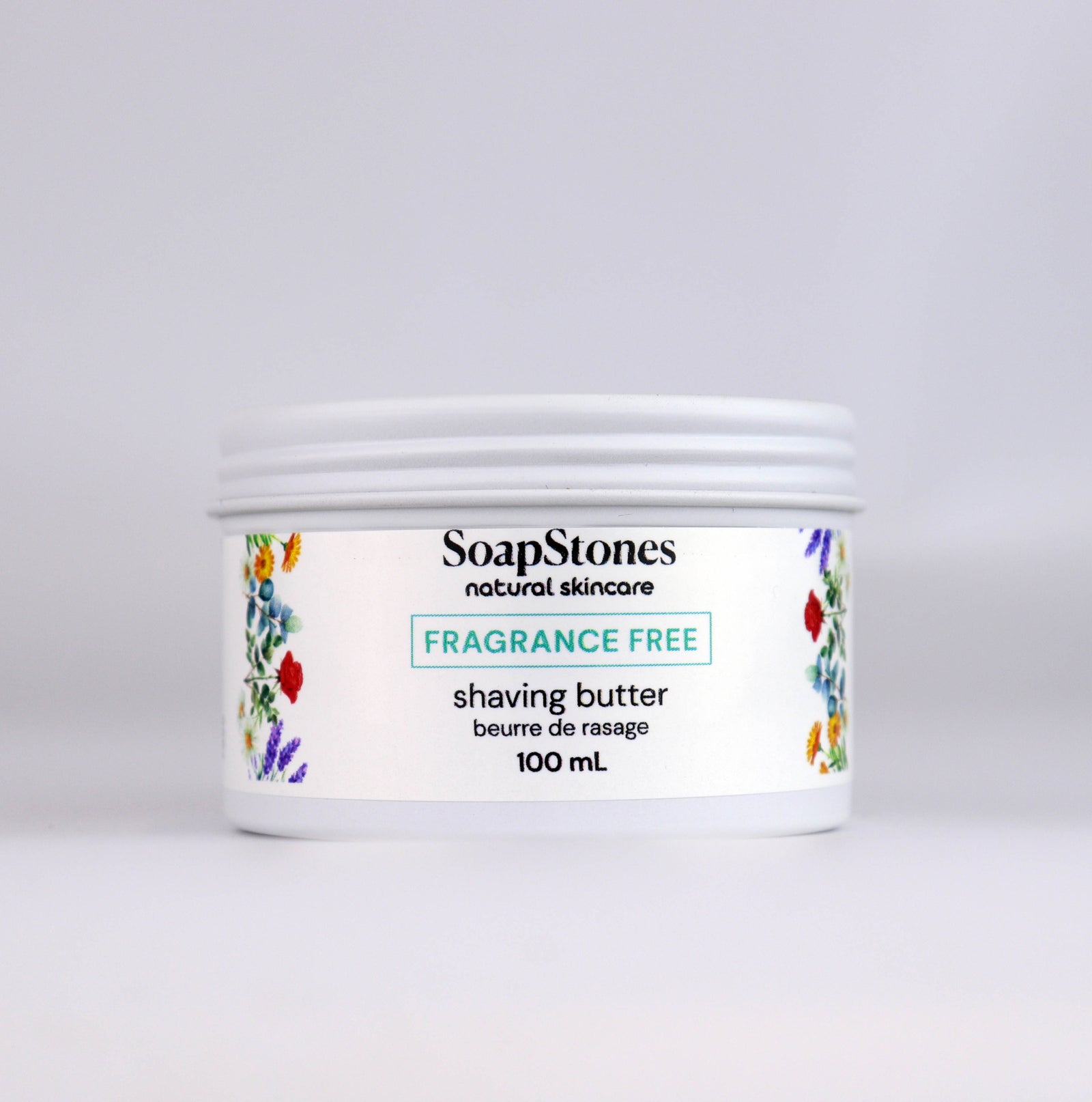 Fragrance Free Shaving Butter, Unscented, 100mL or 200mL