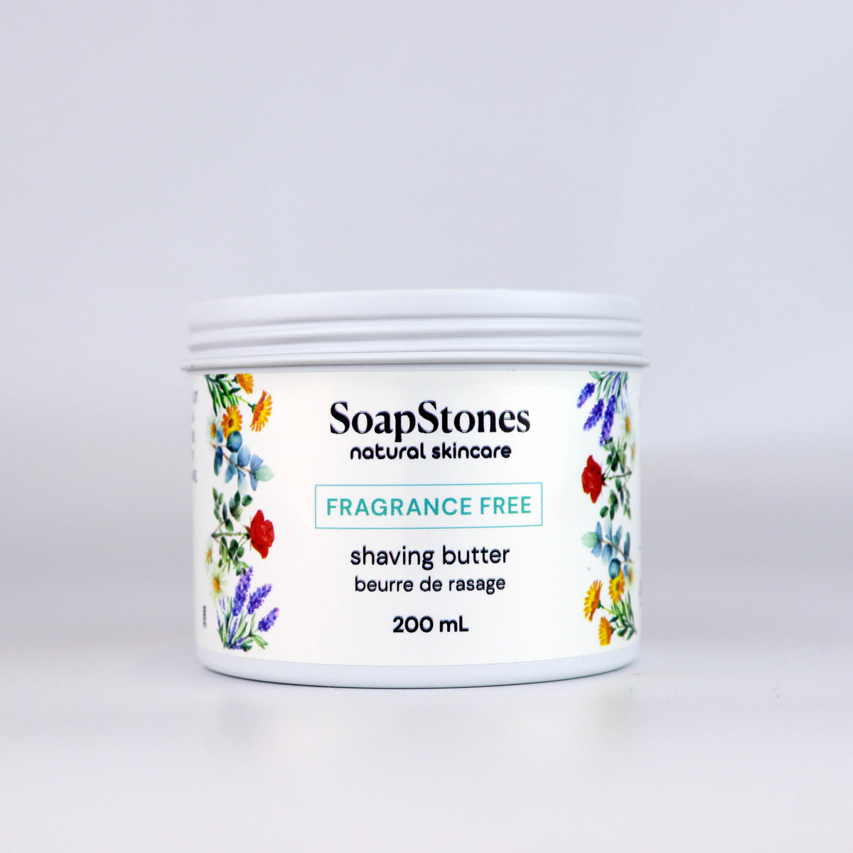 Fragrance Free Shaving Butter, Unscented, 100mL or 200mL