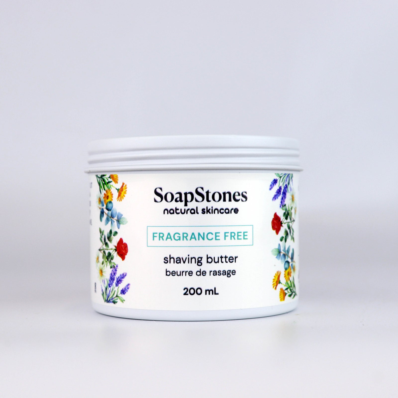 Fragrance Free Shaving Butter, Unscented, 100mL or 200mL