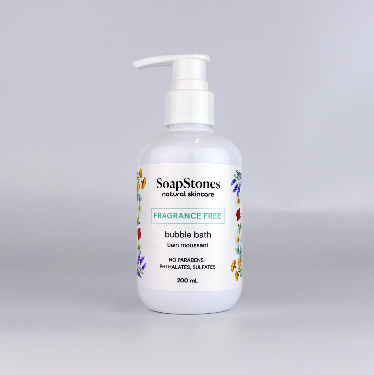 Fragrance Free Bubble Bath - Soapstones Natural Skincare