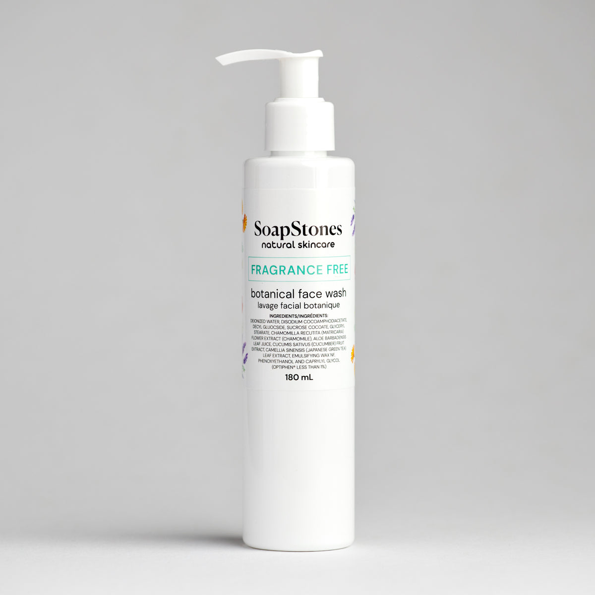 Fragrance Free Botanical Facial Wash - Soapstones Natural Skincare