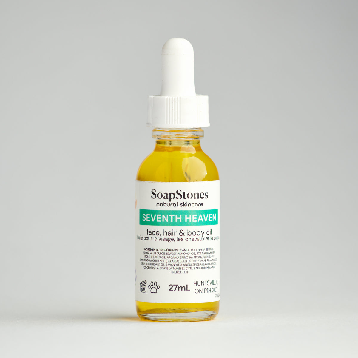 Seventh Heaven Face, Hair and Body Oil - Soapstones Natural Skincare