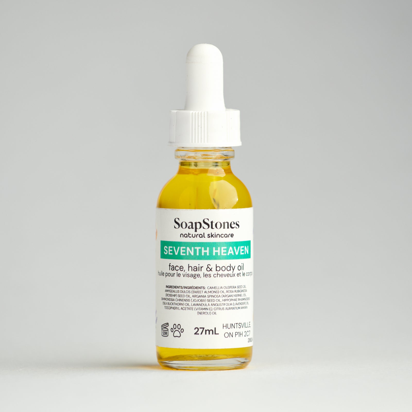 Seventh Heaven Face, Hair and Body Oil - Soapstones Natural Skincare