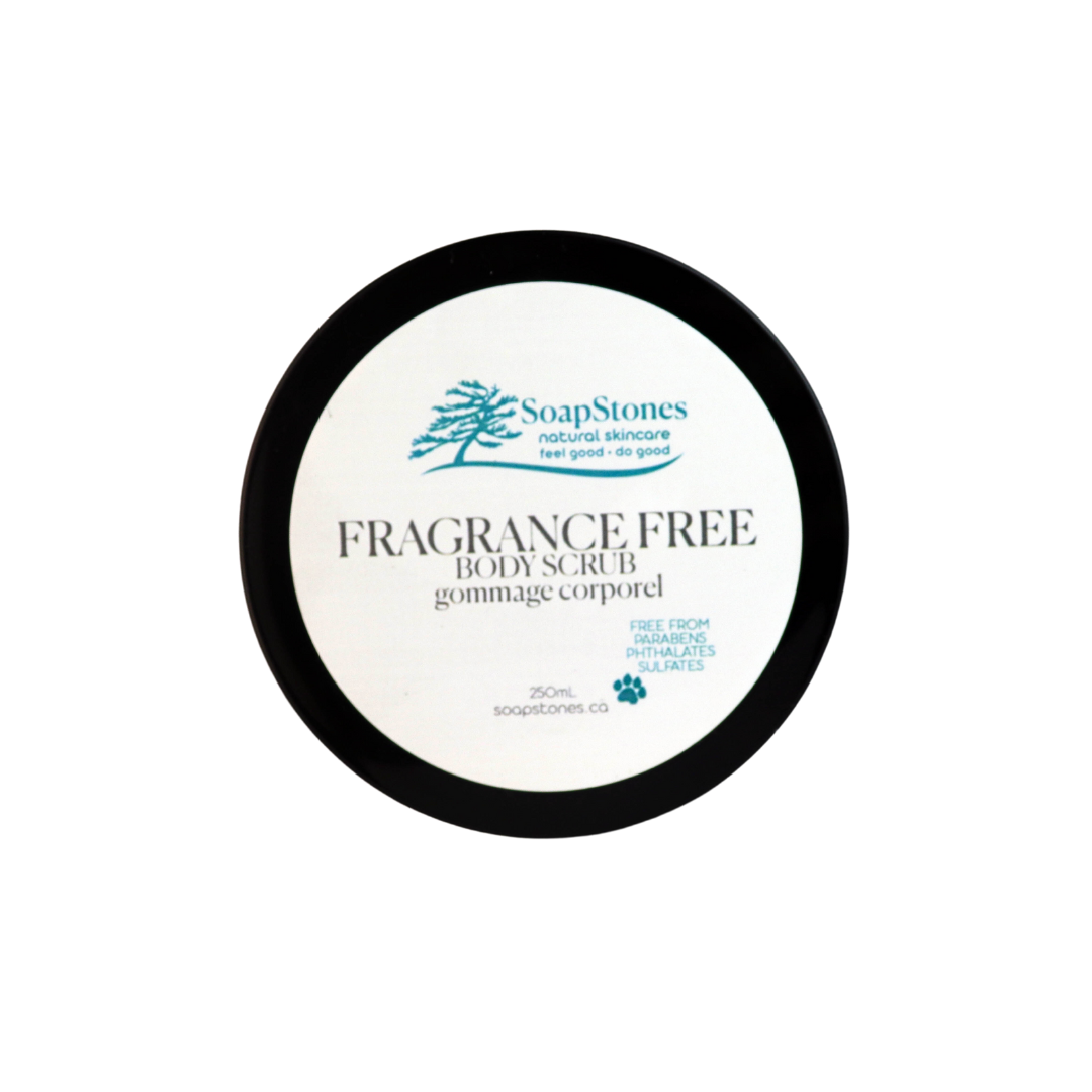 Fragrance Free Body Scrub - Soapstones Natural Skincare