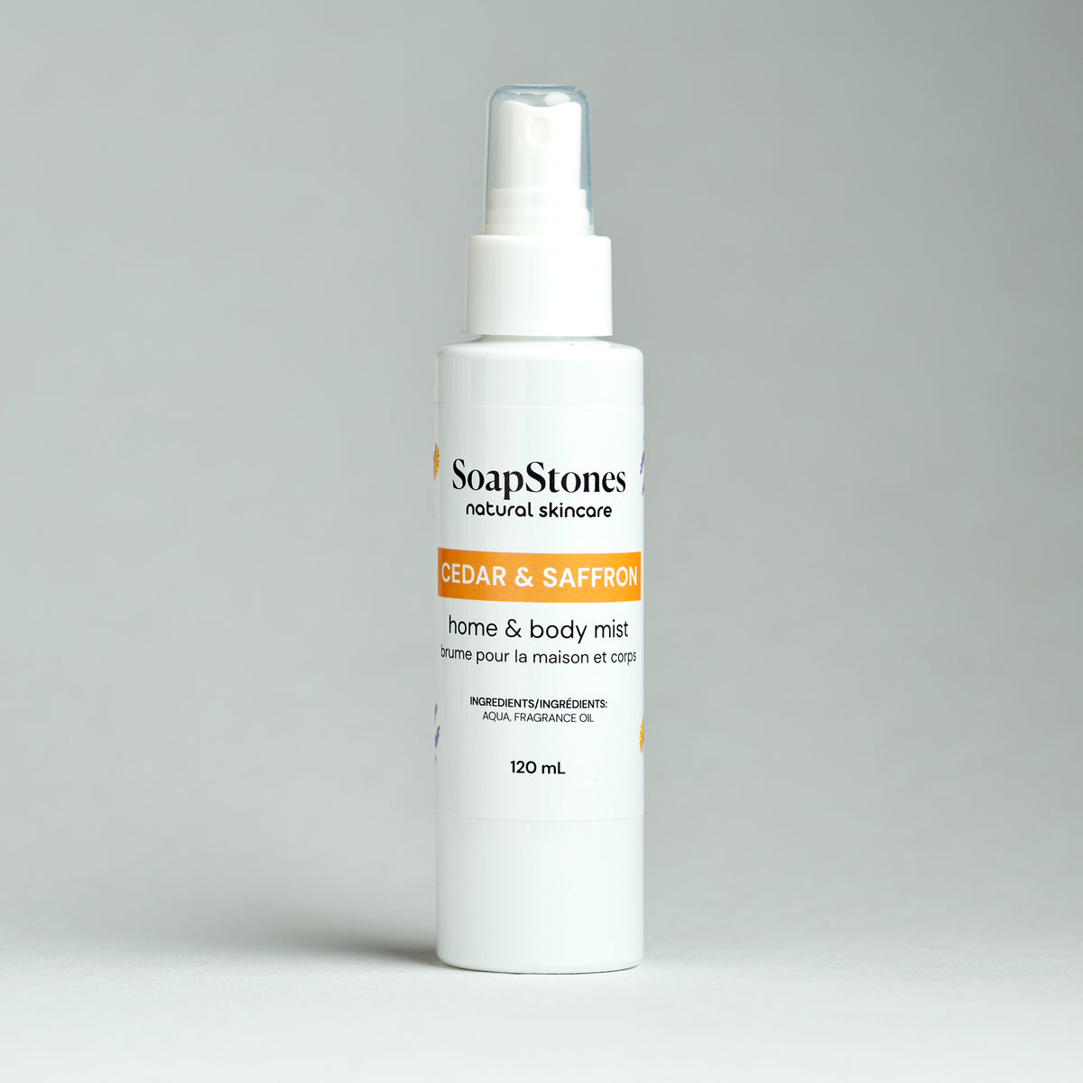 Cedar &amp; Saffron Home and Body Mist - Soapstones Natural Skincare