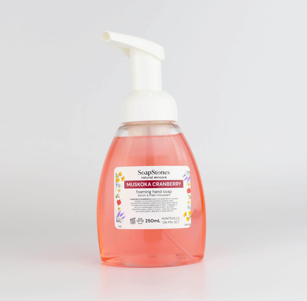 Muskoka Cranberry Foaming Hand Soap - Soapstones Natural Skincare