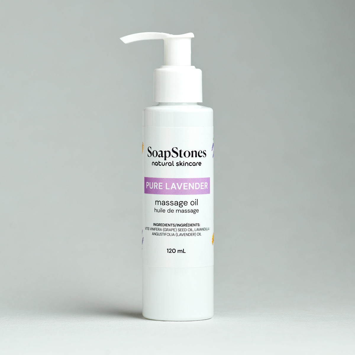 Pure Lavender Massage Oil - Soapstones Natural Skincare