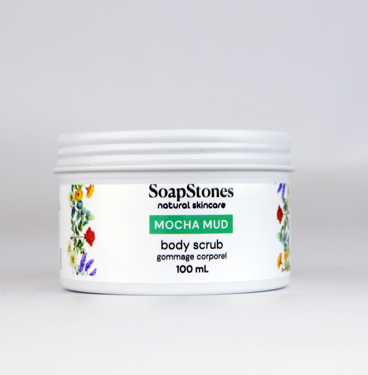 Mocha Mud Body Scrub, Coffee and Cocoa, 100mL or 200mL