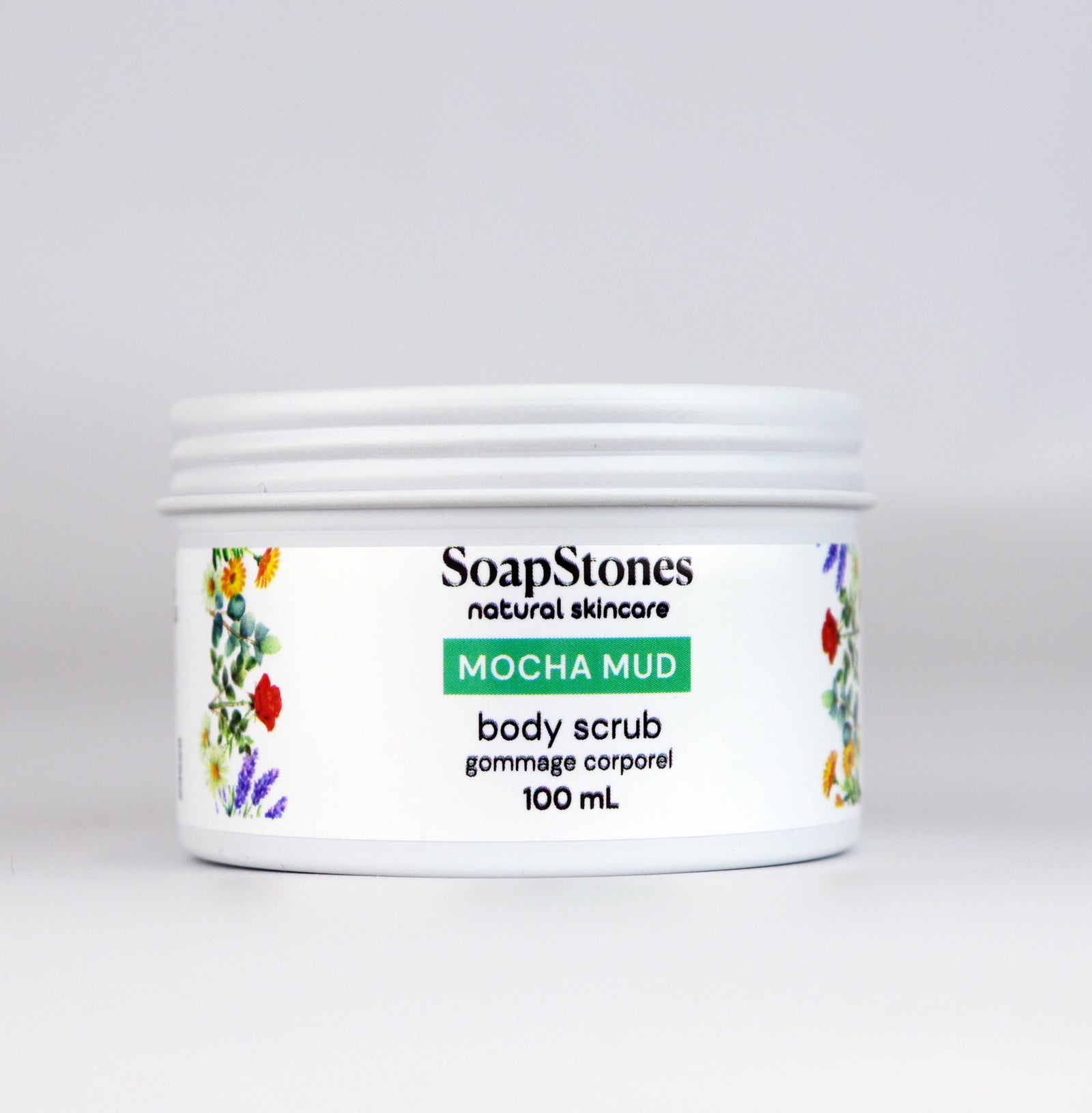 Mocha Mud Body Scrub, Coffee and Cocoa, 100mL or 200mL