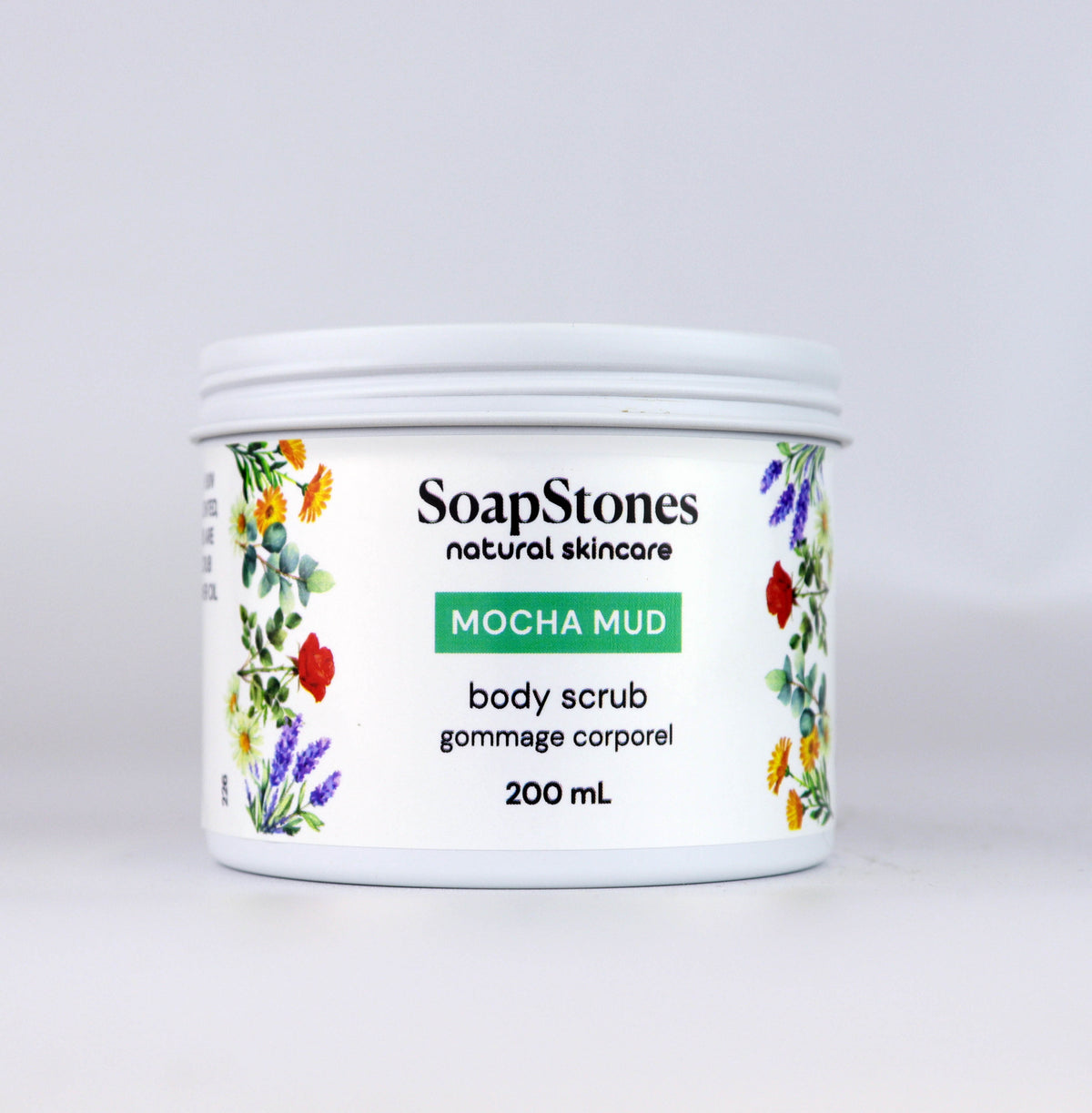Mocha Mud Body Scrub, Coffee and Cocoa, 100mL or 200mL
