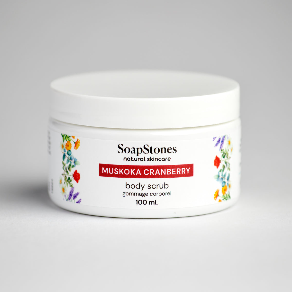 Muskoka Cranberry Body Scrub - Soapstones Natural Skincare