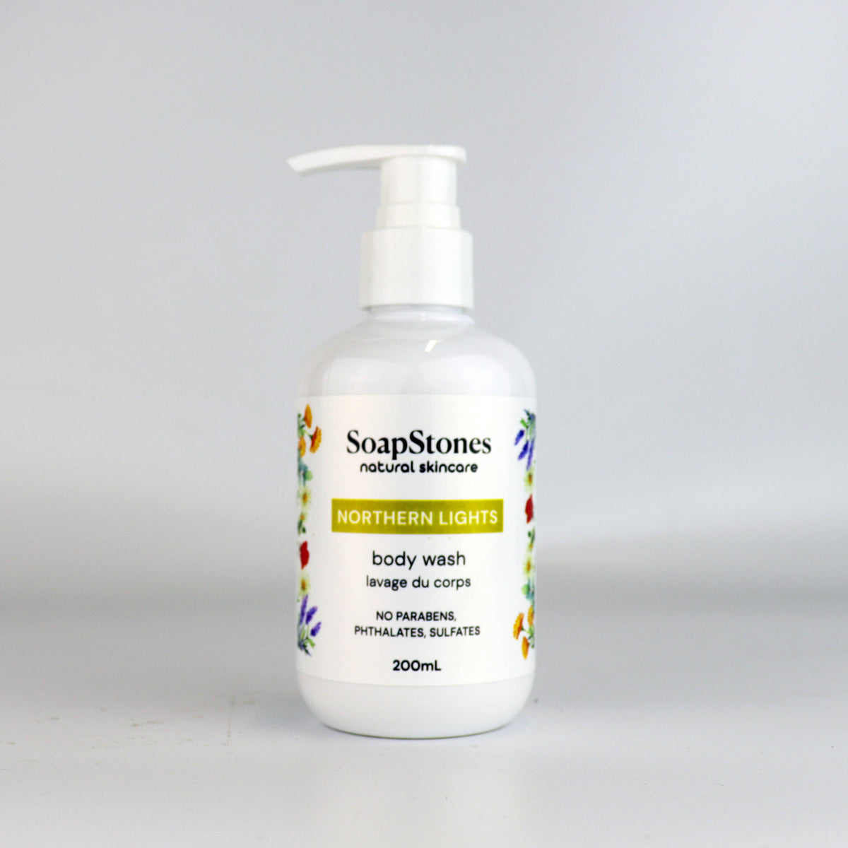 Northern Lights Body Wash, Patchouli, Lemongrass and Bergamot, 200mL