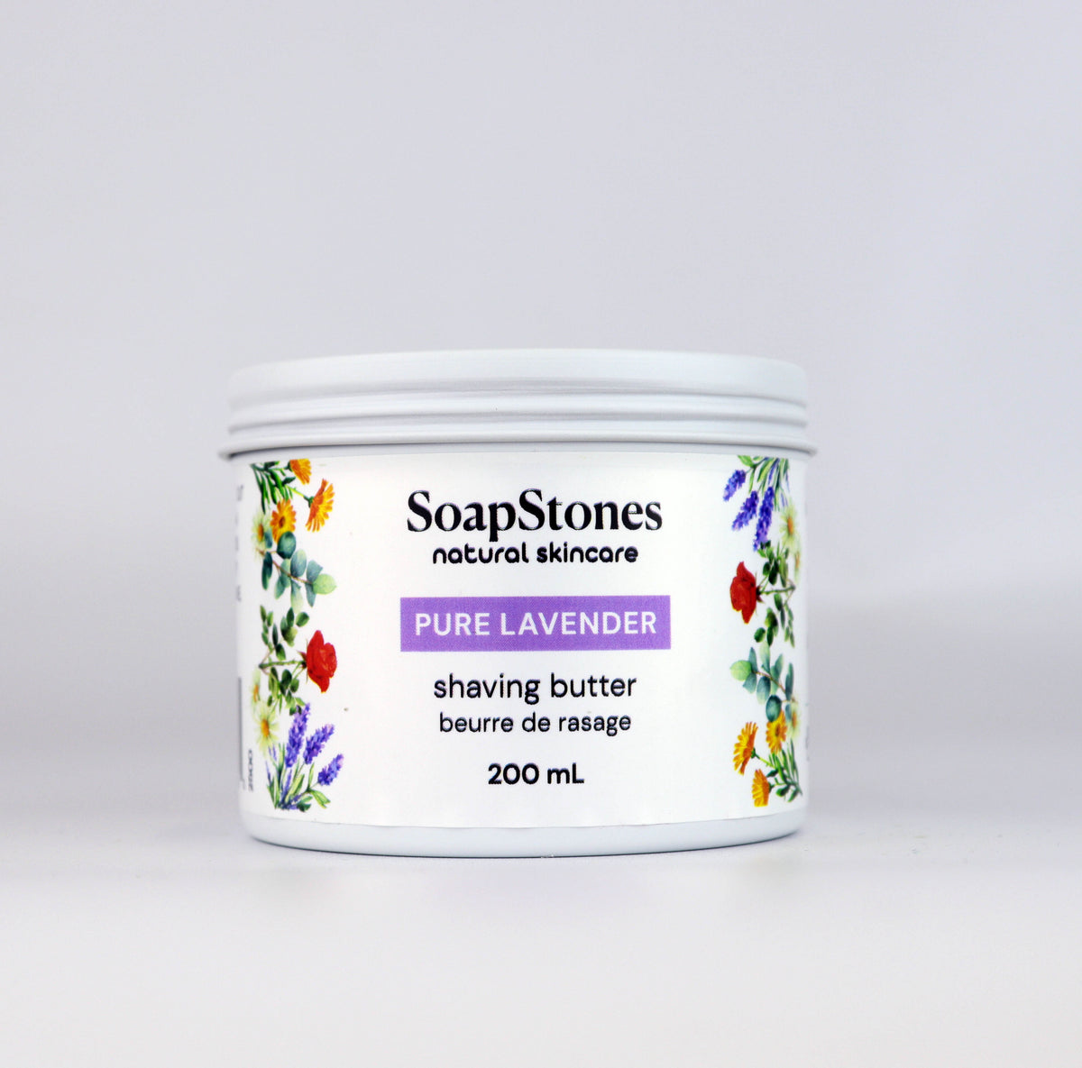 Pure Lavender Shaving Butter, Lavender Essential Oil, 100mL or 200mL