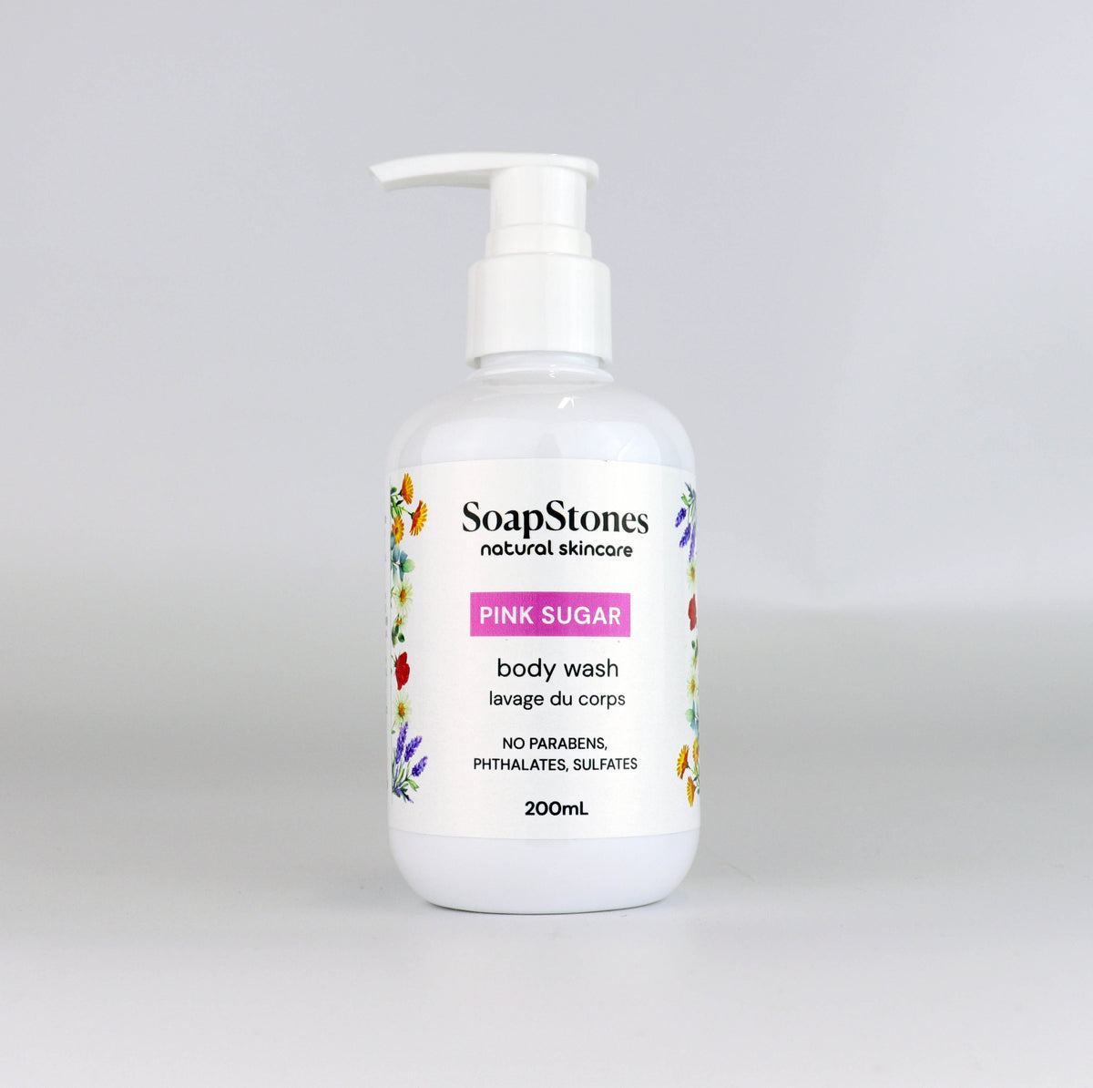 Pink Sugar Body Wash - Soapstones Natural Skincare