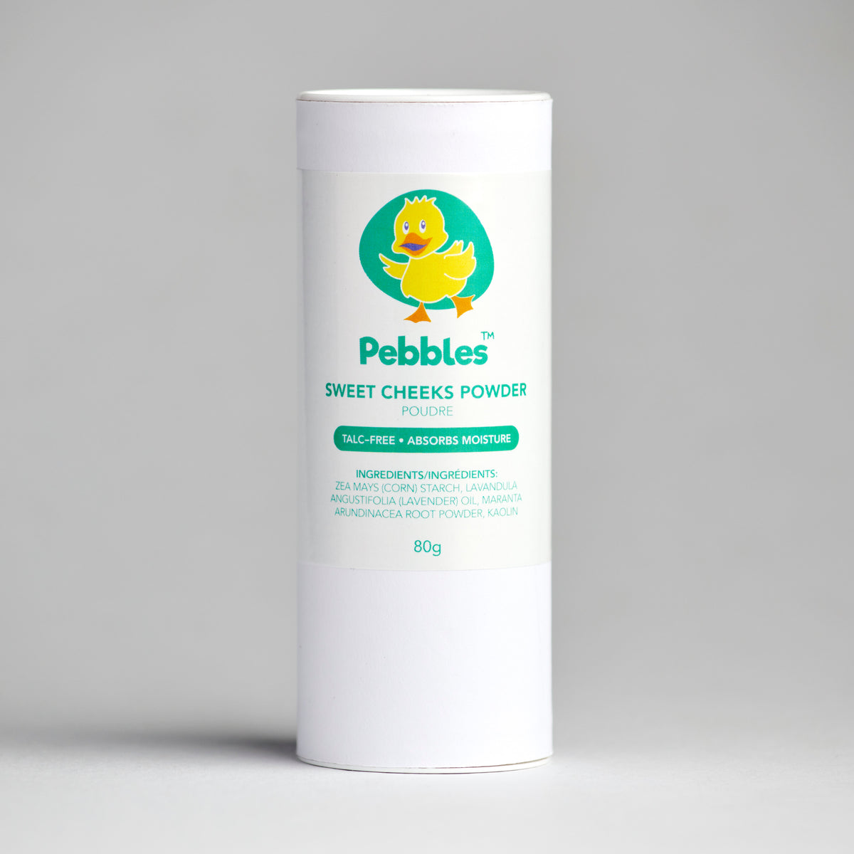 Pebbles Sweet Cheeks Baby Powder - Soapstones Natural Skincare