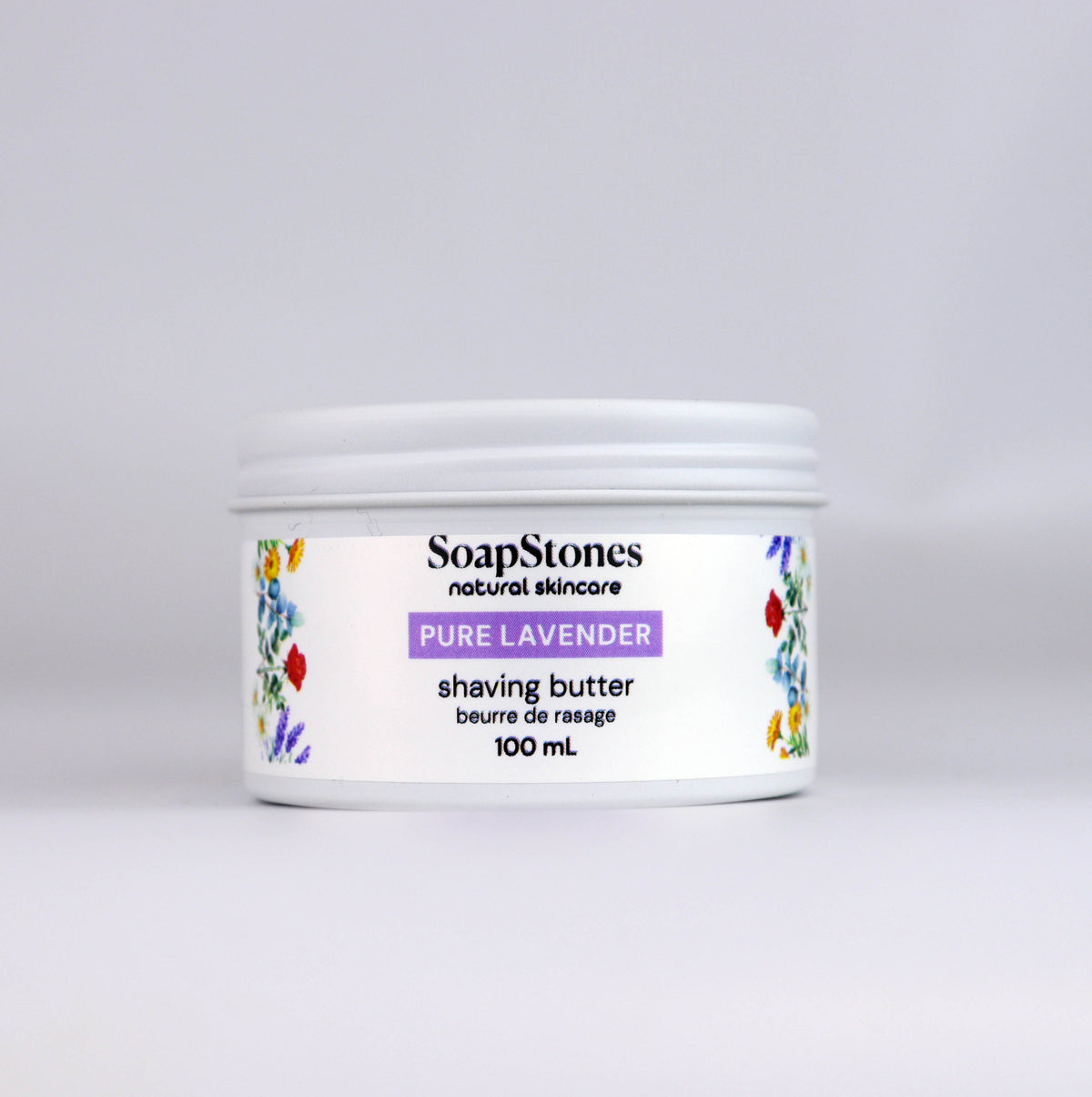 Pure Lavender Shaving Butter, Lavender Essential Oil, 100mL or 200mL