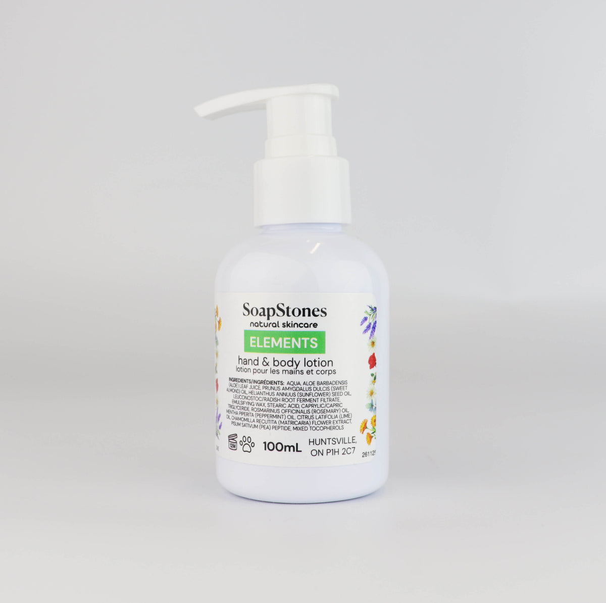 Elements Hand and Body Lotion - Soapstones Natural Skincare
