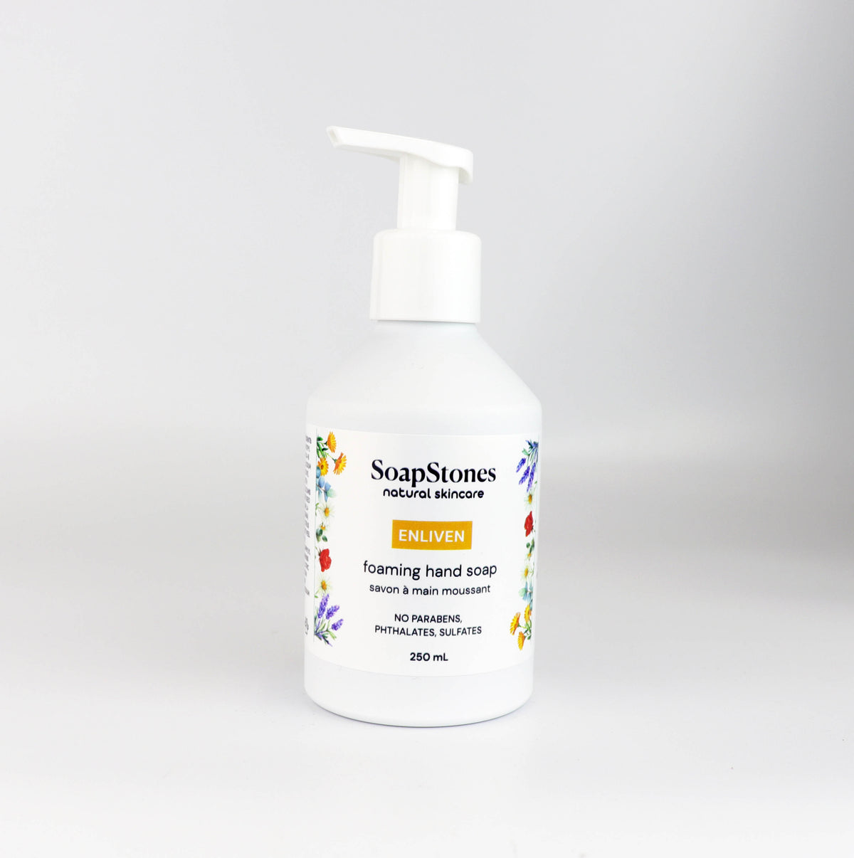 Enliven foaming hand soap aluminum eco-friendly refillable bottle