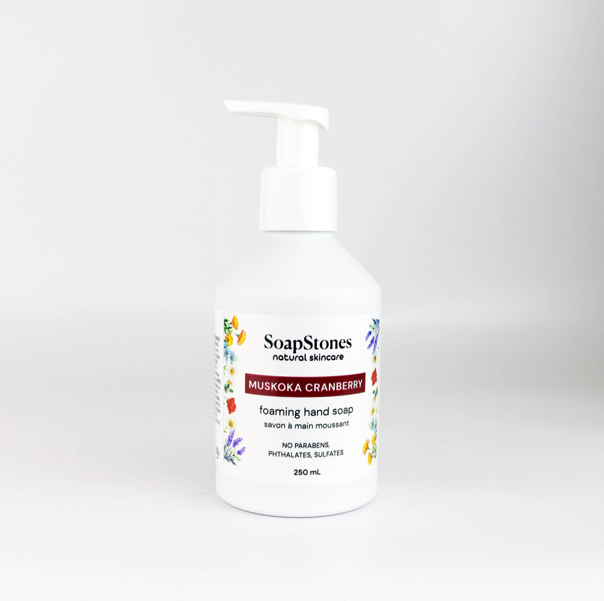Muskoka Cranberry Foaming Hand Soap Aluminum - Soapstones Natural Skincare