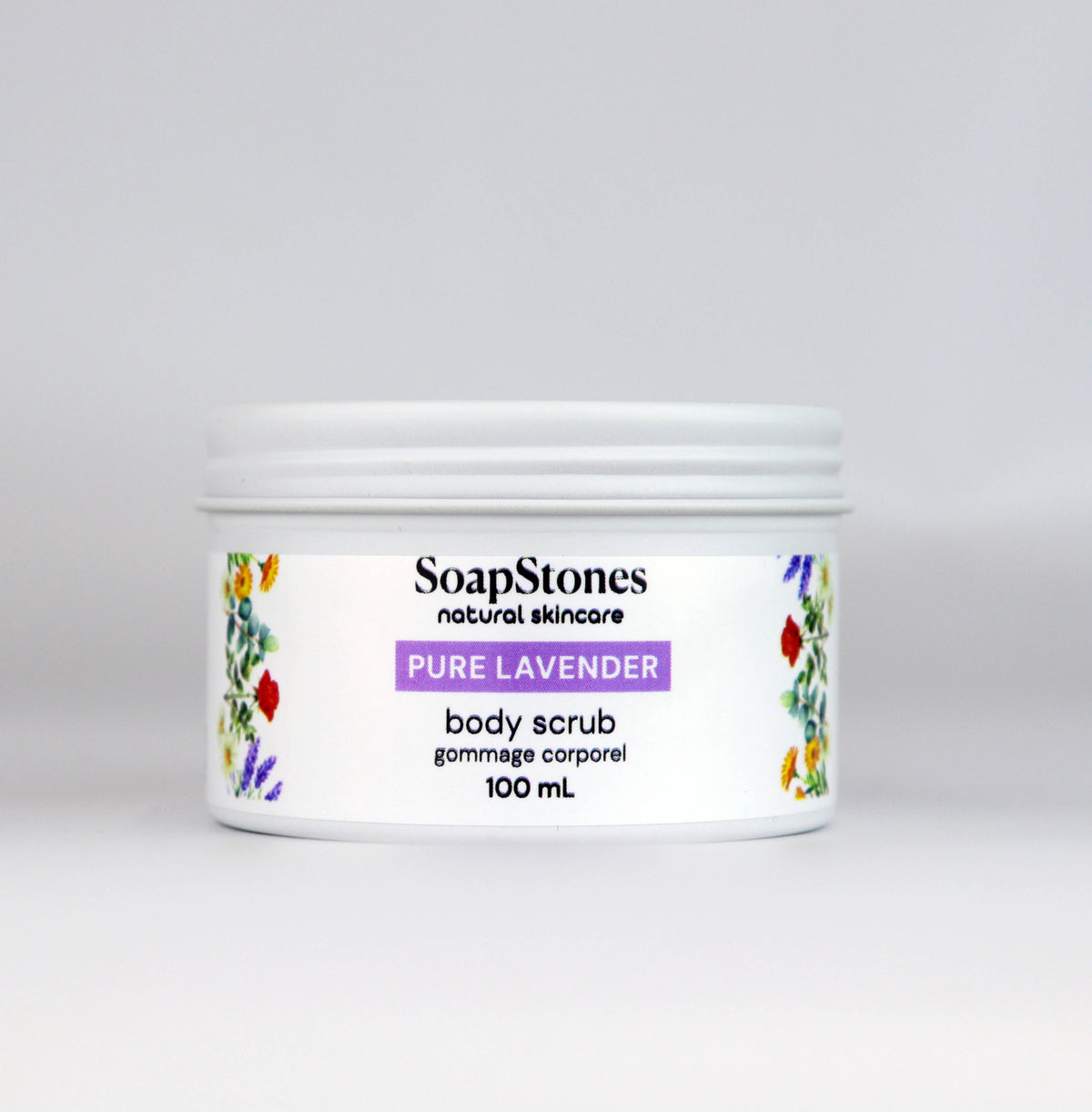 Pure Lavender Body Scrub, Lavender Essential Oil, 100mL or 200mL
