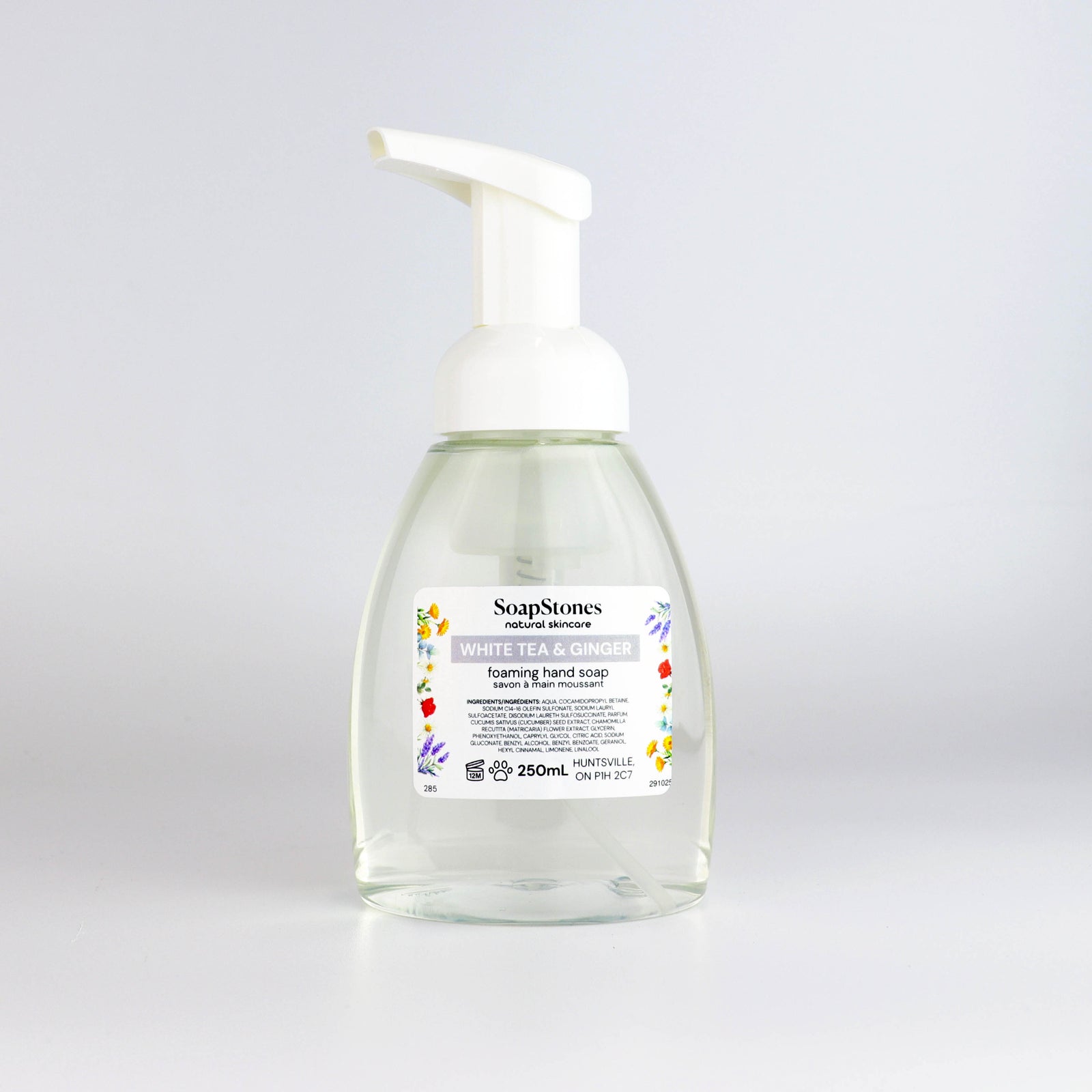 White Tea & Ginger Foaming Hand Soap - Soapstones Natural Skincare