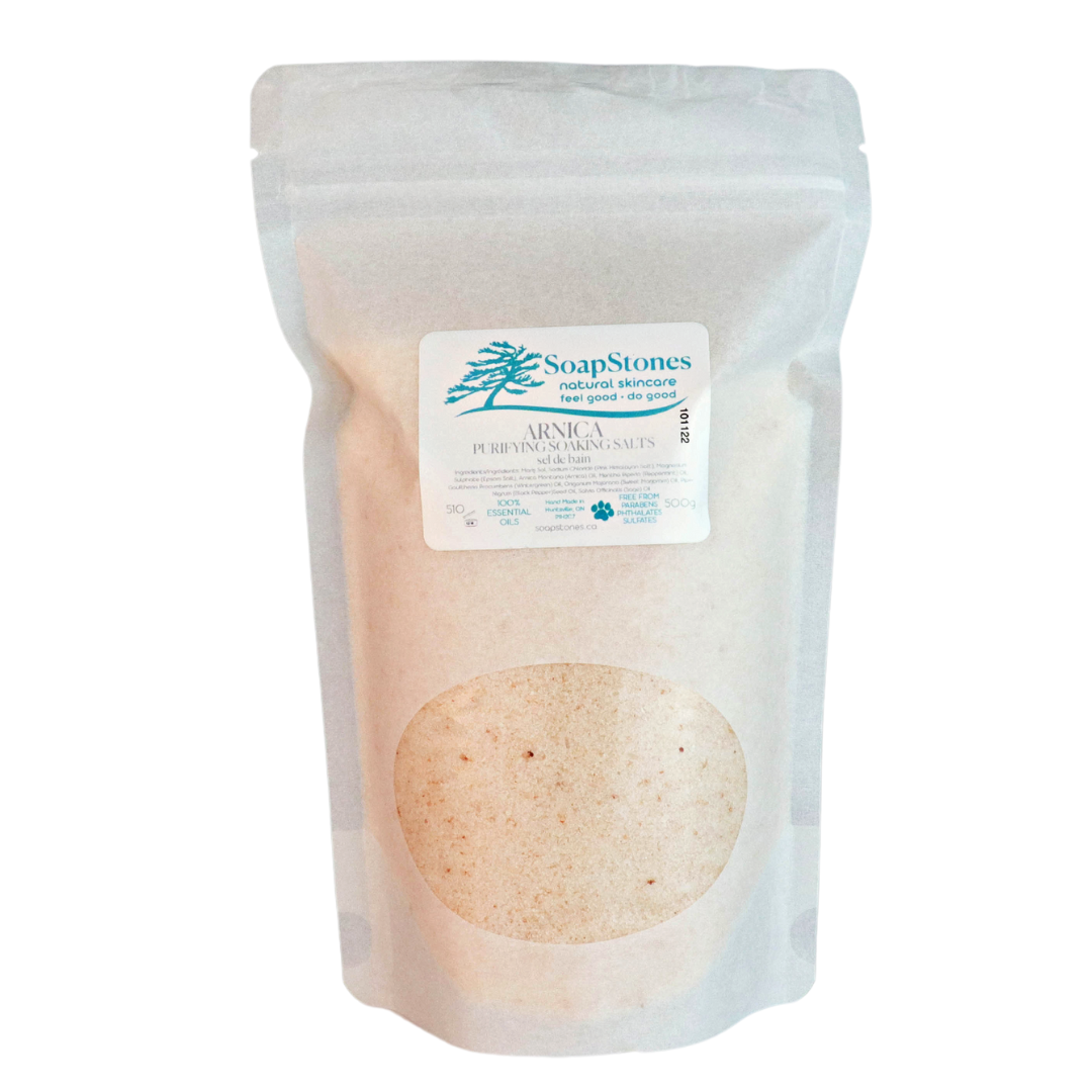 Arnica Purifying Soaking Salts - Soapstones Natural Skincare