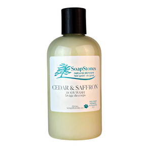 Cedar & Saffron Body Wash - Soapstones Natural Skincare
