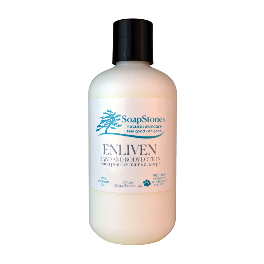 Enliven Hand and Body Lotion - Soapstones Natural Skincare