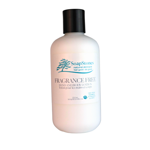 Fragrance Free Hand and Body Lotion - Soapstones Natural Skincare