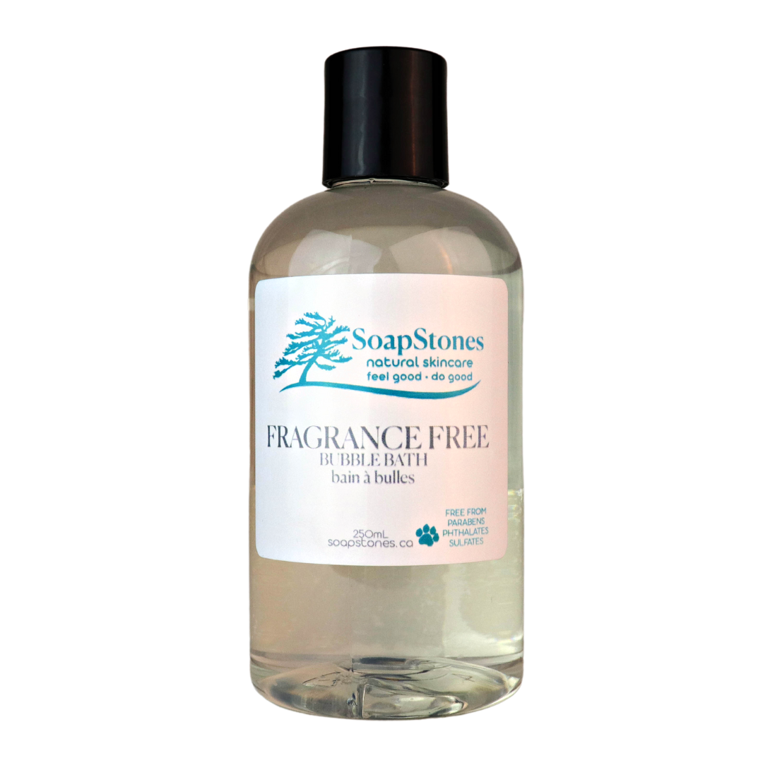 Fragrance Free Bubble Bath - Soapstones Natural Skincare