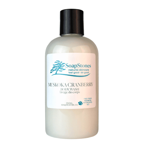 Muskoka Cranberry Body Wash - Soapstones Natural Skincare