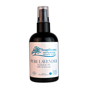 Pure Lavender Massage Oil - Soapstones Natural Skincare