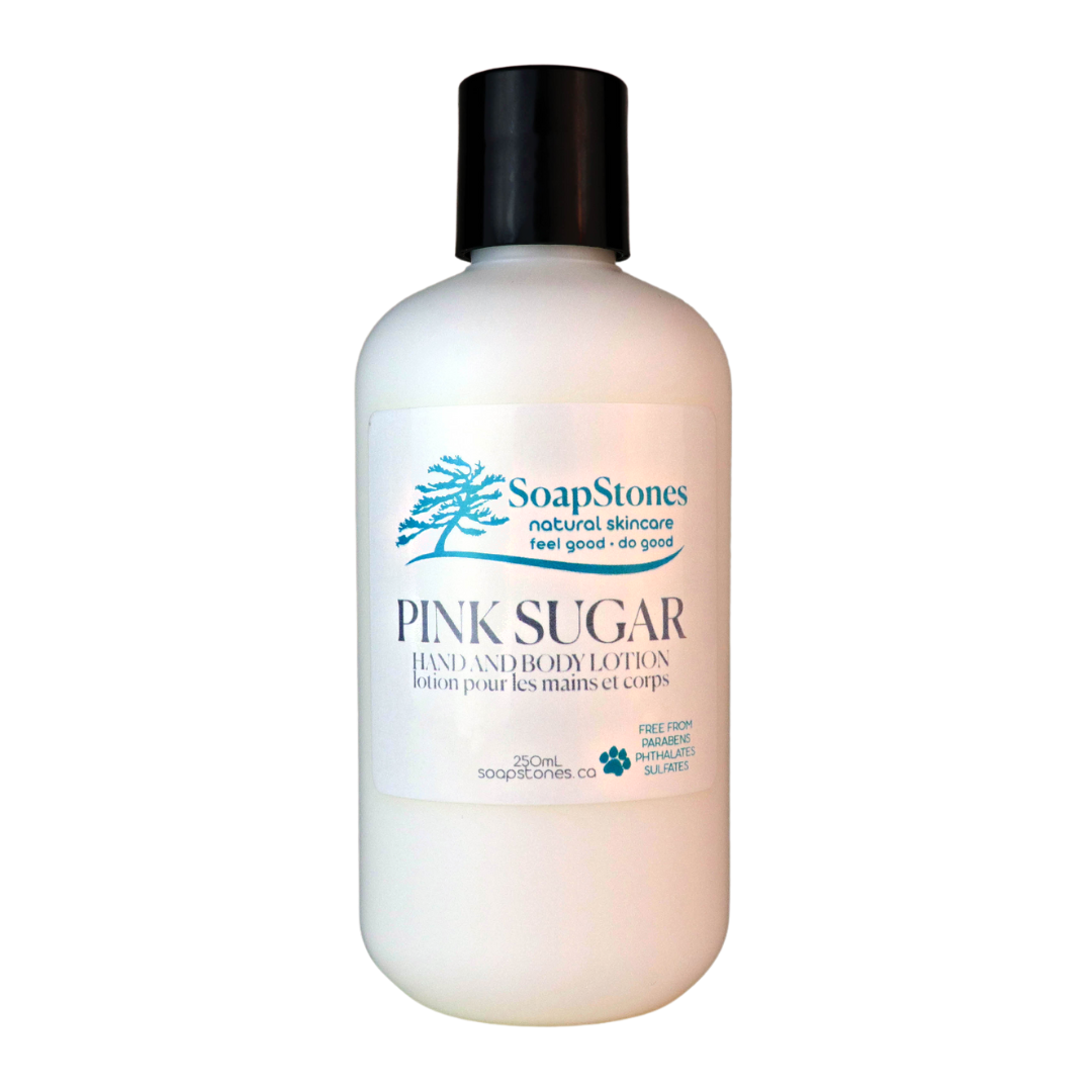 Pink Sugar Hand and Body Lotion - Soapstones Natural Skincare